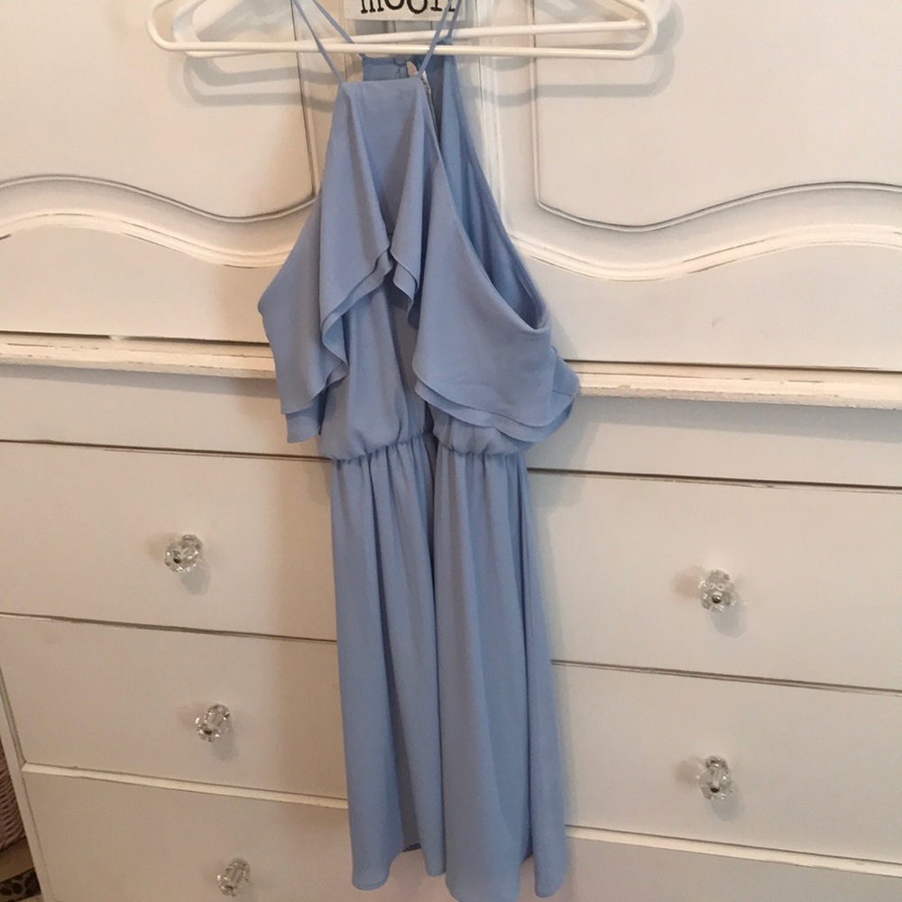 Blue dress